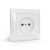 Розетка 1-м СП AVA 16А IP20 без заземл. без защ. шторок в сборе бел. TOKOV LIGHT TKL-AV-R1F-C01