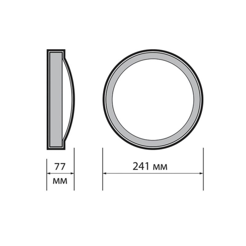 Светильник светодиодный PBH-PC6 18Вт 4000К IP65 WHITE ДБП ЖКХ JazzWay 5067110