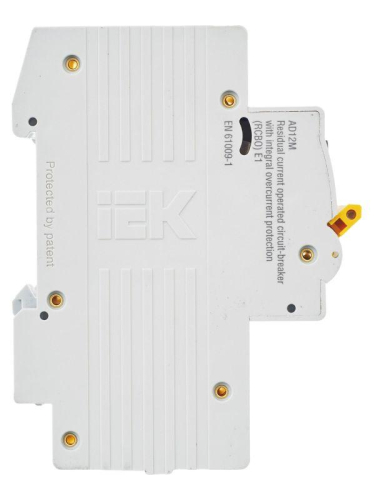 Выключатель автоматический дифференциального тока 2п C 50А 30мА тип A 4.5кА АД-12М KARAT IEK MAD12-2-050-C-030