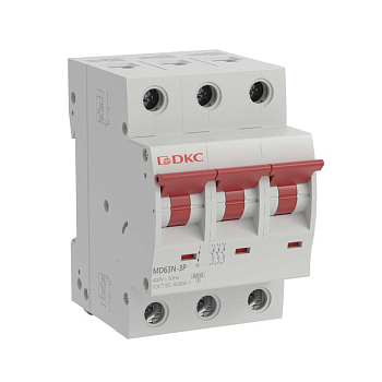 Выключатель автоматический модульный 3п C 4А 6кА YON max MD63N DKC MD63N-3PC4