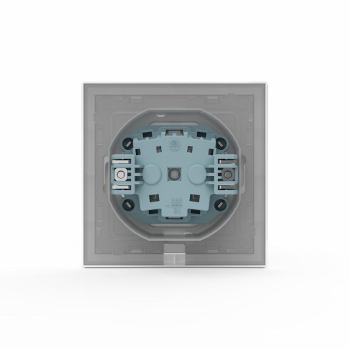 Розетка 1-м СП Pixel IP44 с заземл. с крышкой механизм бел. TOKOV ELECTRIC TKE-PX-R1ZSW1-C01-IP44