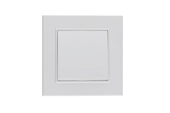 Выключатель 1-клав. Karea LINE STAR жемчуж. Makel 86100001