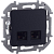 Розетка компьютерная 2-м Inspiria RJ45 кат.5E UTP антрацит IEK 673838