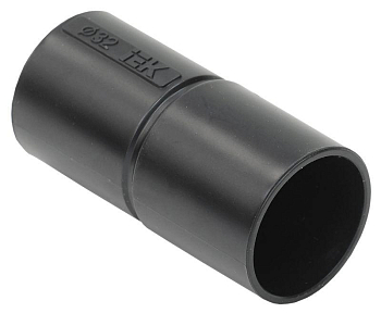 Муфта труба-труба GI32G черн. ELASTA IEK CTA10D-GIG32-K02-025