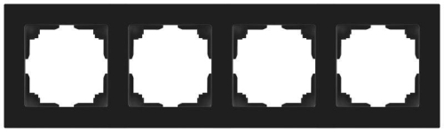 Рамка 4-м СП Accent 6-504-05 антрацит Intro Б0063710