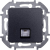 Розетка телефонная Inspiria RJ11 механизм антрацит IEK 673823 Розетка телефонная Inspiria RJ11 механизм антрацит IEK 673823