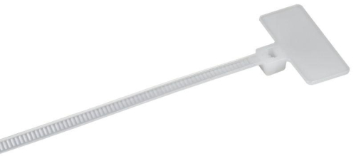 Хомут 2.5х110мм P6.6 маркерный бел. (уп.100шт) IEK UHH14-D025-110-100-K01