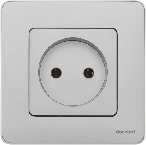 Розетка 1-м СП Inspiria 16А IP20 250В 2P механизм алюм. IEK 673712