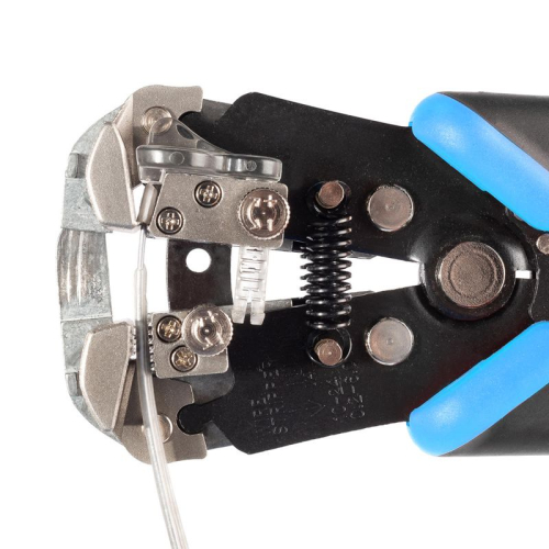 Стриппер автоматический с окном для сброса изоляции функцией продольной разделки проводов и модулем резки "CutPro" КВТ 89424