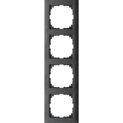 Рамка 4-м M-Pure антрацит SchE MTN4040-3614