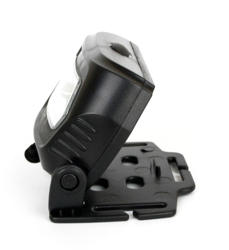 Фонарь аккумуляторный налобный LED5359 COB 3Вт 3 режима аккум. 5В пластик. черн. (бокс) Ultraflash 13803