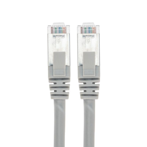 Патч-корд F/UTP кат.6 RJ45-RJ45 26AWG LSZH 1м сер. Rexant 02-0210-1