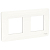 Рамка 2-м UNICA STUDIO бел. SchE NU200418