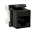 Модуль Keystone RJ45 CAT5E не экранированный 180град. черн. DKC RNK5EU180BK