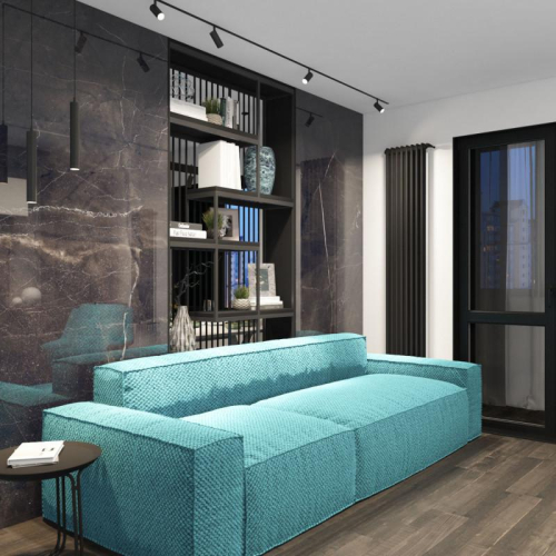 Экран для трека SMART черн. 1 метр DENKIRS TR2010-BK