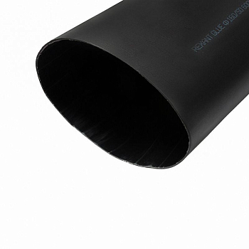 Трубка термоусадочная среднестен. клеевая 160/50 (3-4:1) черн. 1м Rexant 26-0160