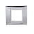 Рамка 1-м Unica сереб. бел. SchE MGU66.002.810