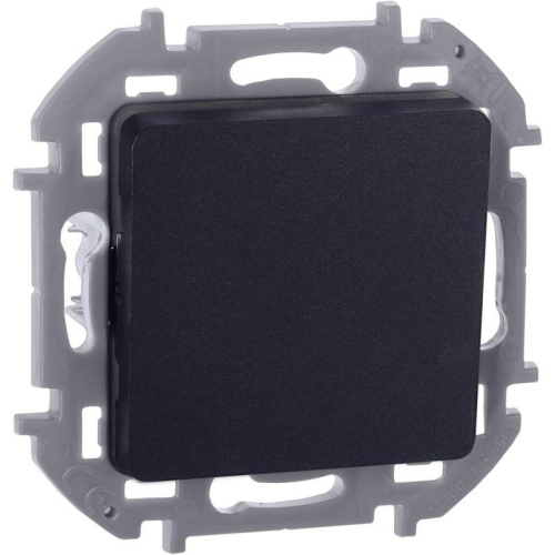 Переключатель 1-кл. Inspiria 10А IP20 250В 10AX механизм антрацит IEK 673653