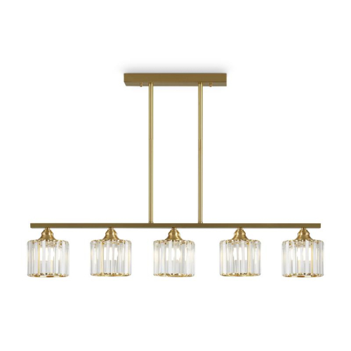 Люстра Ferrera 200Вт E27х5 IP20 Freya FR5474PL-05G