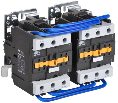 Контактор КМИ-48032 реверс 80А 400В/АС3 2НО 2НЗ KARAT IEK KKM43-080-400-22-1