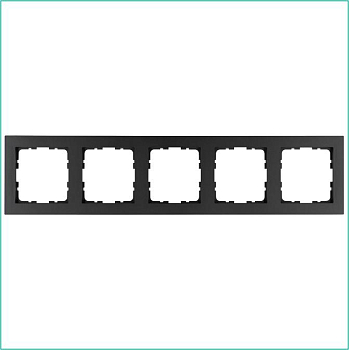 Рамка 5-м G-Classic антрацит Jasmart G1005B