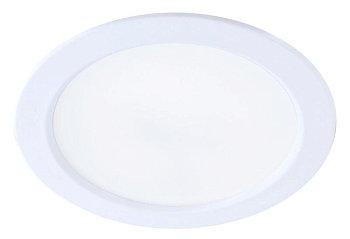 Светильник светодиодный Downlight 18Вт 180-265В 6400К кругл. панель бел. КОСМОС KDownL18W6400K