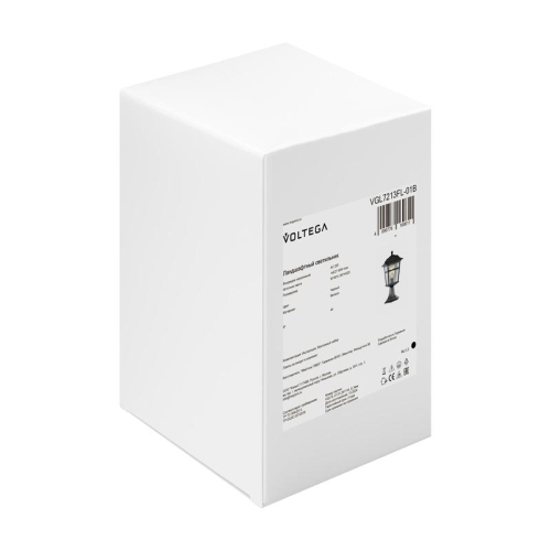 Светильник Noon 1х40Вт E27 IP44 ландшафтный Voltega VGL7213FL-01B