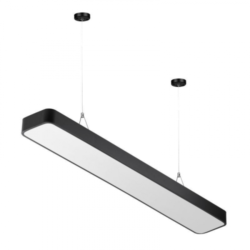 Светильник светодиодный Geometria Block SPO-111-B-40K-060 60Вт 4000К 7200лм IP40 1200х300х60 подвесной черн. Эра Б0050539