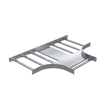 Ответвитель для лотка T-образный 150х150 толщ. 3мм R300 в комплекте с крепеж. эл. алюм. DKC ALTW31515K