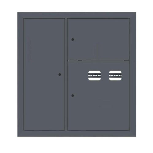 Щит этажный 2кв. слаботочка слева RAL7016 (1000х950х150) PROxima EKF mb29-v-2z-ral7016