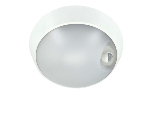 Светильник светодиодный WP 15 C 18W OP 840 D220 WH MDM 220х80мм 18Вт 4000К IP54 ЖКХ круглый пылевлагозащ. с датчиком движ. бел. Русский Свет 15071524504