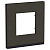 Рамка 1-м UNICA PURE горизонт. камень/антрацит SchE NU600287