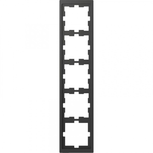 Рамка 5-м Merten D-Life SD антрацит SchE MTN4050-6534