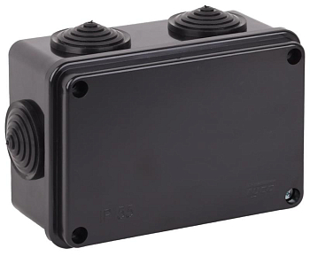 Коробка распаячная для ОП 120х80х50мм УХЛ1 черн. Ruvinil 67051Ч