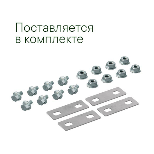 Крышка на ответвитель X-образ. осн.300 R=300мм в компл. с крепежн. элемент. и соединения пластинами гор. цинк DKC LK3003KHDZ