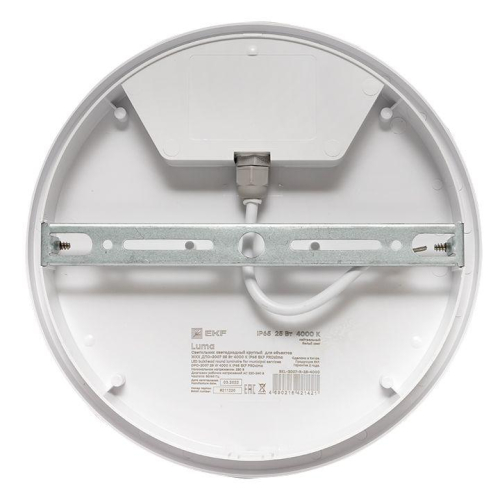 Светильник светодиодный ЖКХ ДПО-2007 25Вт 4000К IP65 круг LUMA EKF BKL-2007-R-25-4000