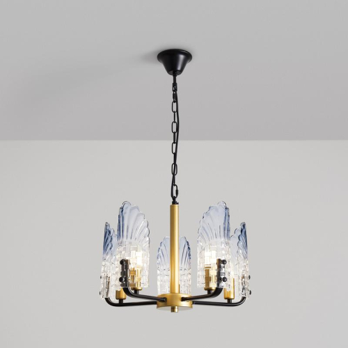 Светильник Ollie 5х40Вт E14 IP20 подвесной Freya FR5525PL-05GB