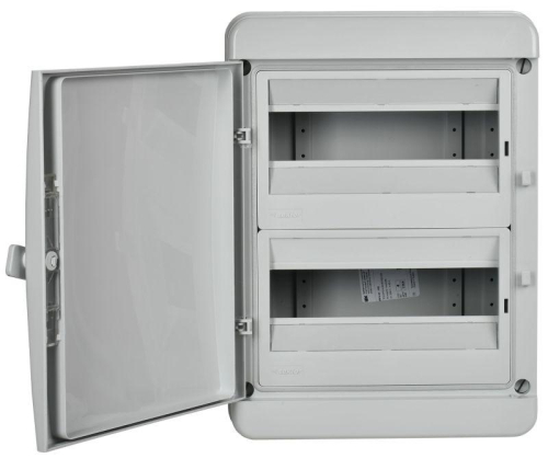 Корпус КМПн-24 TEKFOR IP65 сер. непрозр. дверь пластик. IEK TF5-KP73-N-24-65-K03-K03