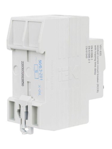 Выключатель дифференциального тока (УЗО) 2п 50А 100мА тип ACS ВД1-63S KARAT IEK MDV12-2-050-100