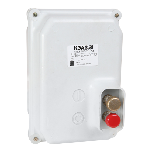 Выключатель автоматический 2п 6.3А 3.5Iн 0.8кА АП50Б 2МТ У2 400В AC/220В DC доп. контакты IP54 КЭАЗ 107095
