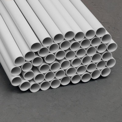 Труба гладкая ПВХ жесткая легкая d20мм сер. (дл.3м) TOKOV ELECTRIC TKE-THG-PVC-20-3-C06