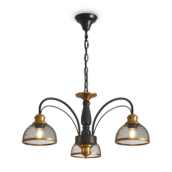 Светильник Caz 3х60Вт E27 IP20 подвесной Freya FR5527PL-03BBZ