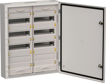 Корпус ЩРн-96 (2х48) TITAN 5 710х570х140 IP54 метал. сер. IEK TI5-50-N-2X048-54-7035