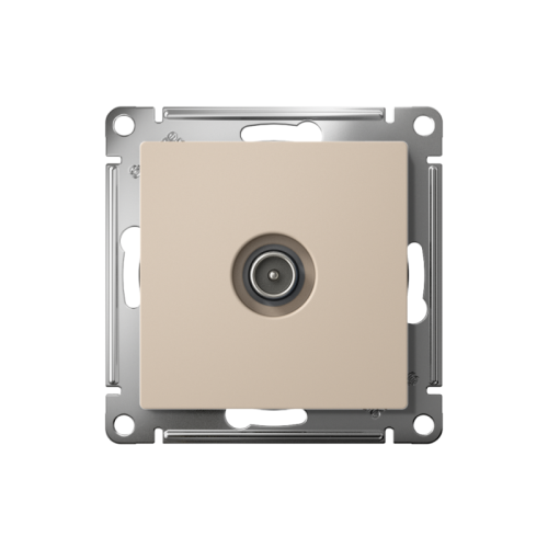 Розетка телевизионная оконечная TV AtlasDesign 1дБ механизм песочн. SE ATN001291