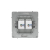 Розетка компьютерная 2-м KANT RJ45 кат.6A без шторки бел. магнолия DKC 7000674