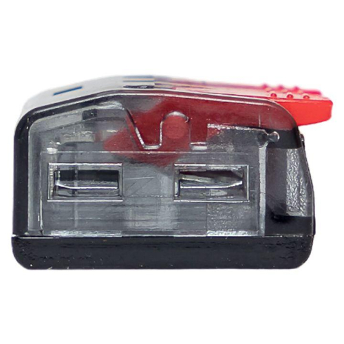 Клемма строительно-монтажная СМК 221-413 с рычагом 3 отверстия 0.2-4.0кв.мм (блист.20шт) PROxima EKF plc-smk-221-413b-20