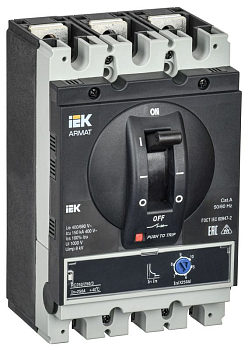 Выключатель автоматический в литом корпусе 3п G 150кА 250А расцепитель электромагн. регулируемый ARMAT IEK AR-MCCB-3G-150-0250A-MTUC