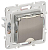 Розетка 1-м SKANDY 16А IP44 с заземл. защ. шторки с крышкой SK-R11N никель IEK SK-R16-16-44-K50