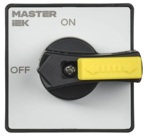 Переключатель кулачковый 16А (сх. 10) стандартная рукоятка IEK MI-CS10-016-010