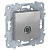 Розетка телевизионная проходная TV Unica New механизм алюм. SchE NU546330
